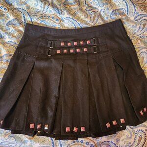 Punk skirt with studs